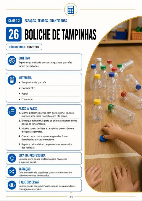Ficha Boliche de Tampinhas